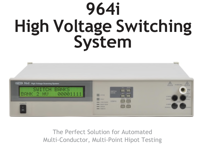 Vitrek 964i 高壓開(kāi)關(guān)系統(tǒng)