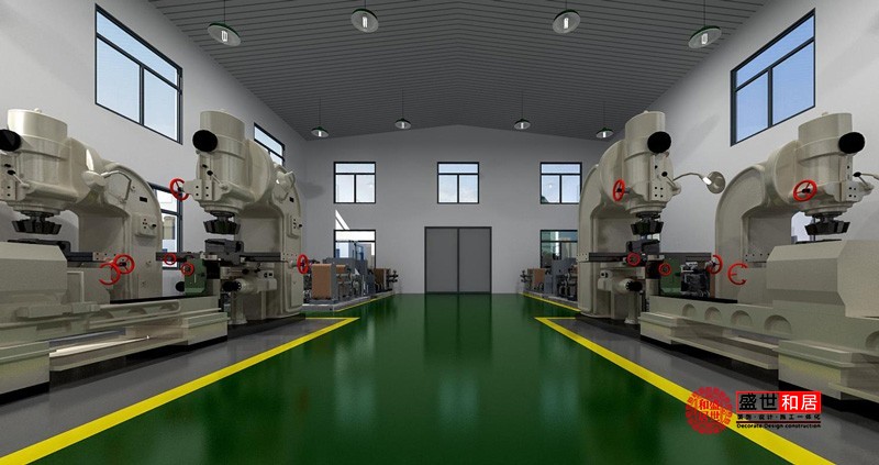 合肥廠房裝修設計：電子廠車間地面為什么大多都是綠色？